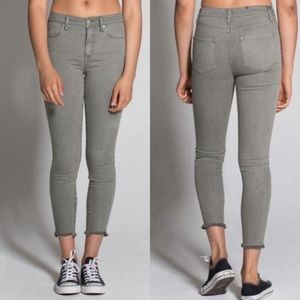 RSQ Cali High Rise Light Olive Green